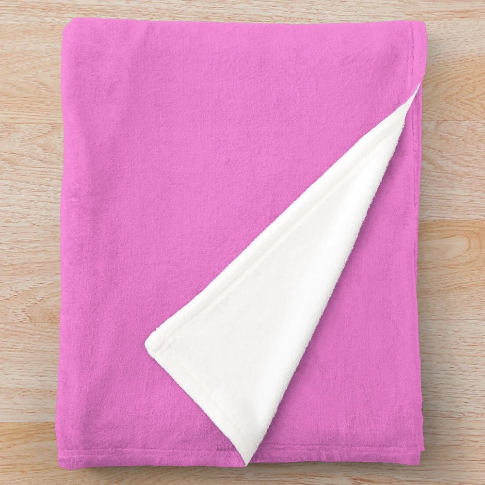 Libra mermaid plush blanket with purple and pink colors