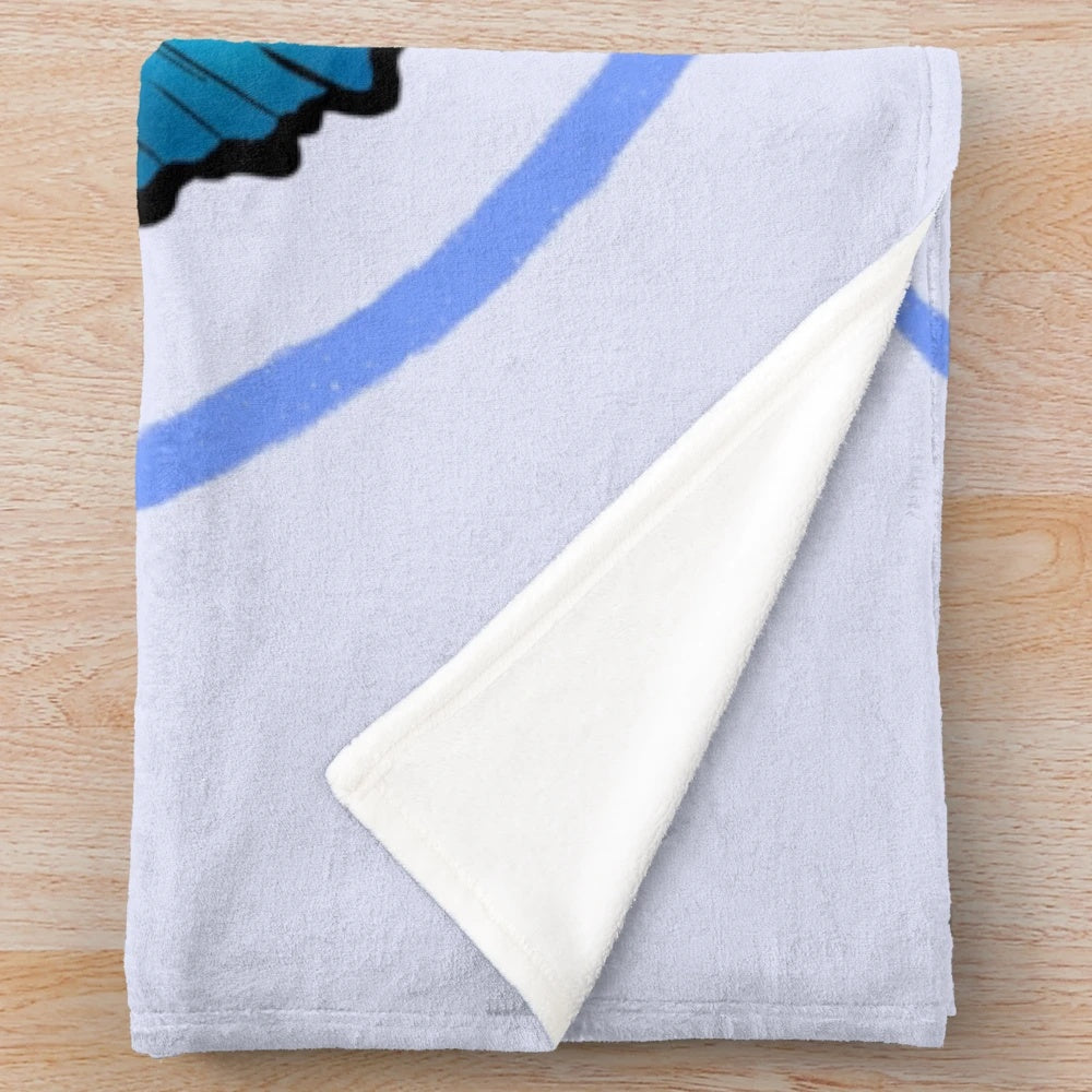 Soft plush blanket featuring "Life is Strange" inspired motifs and characters