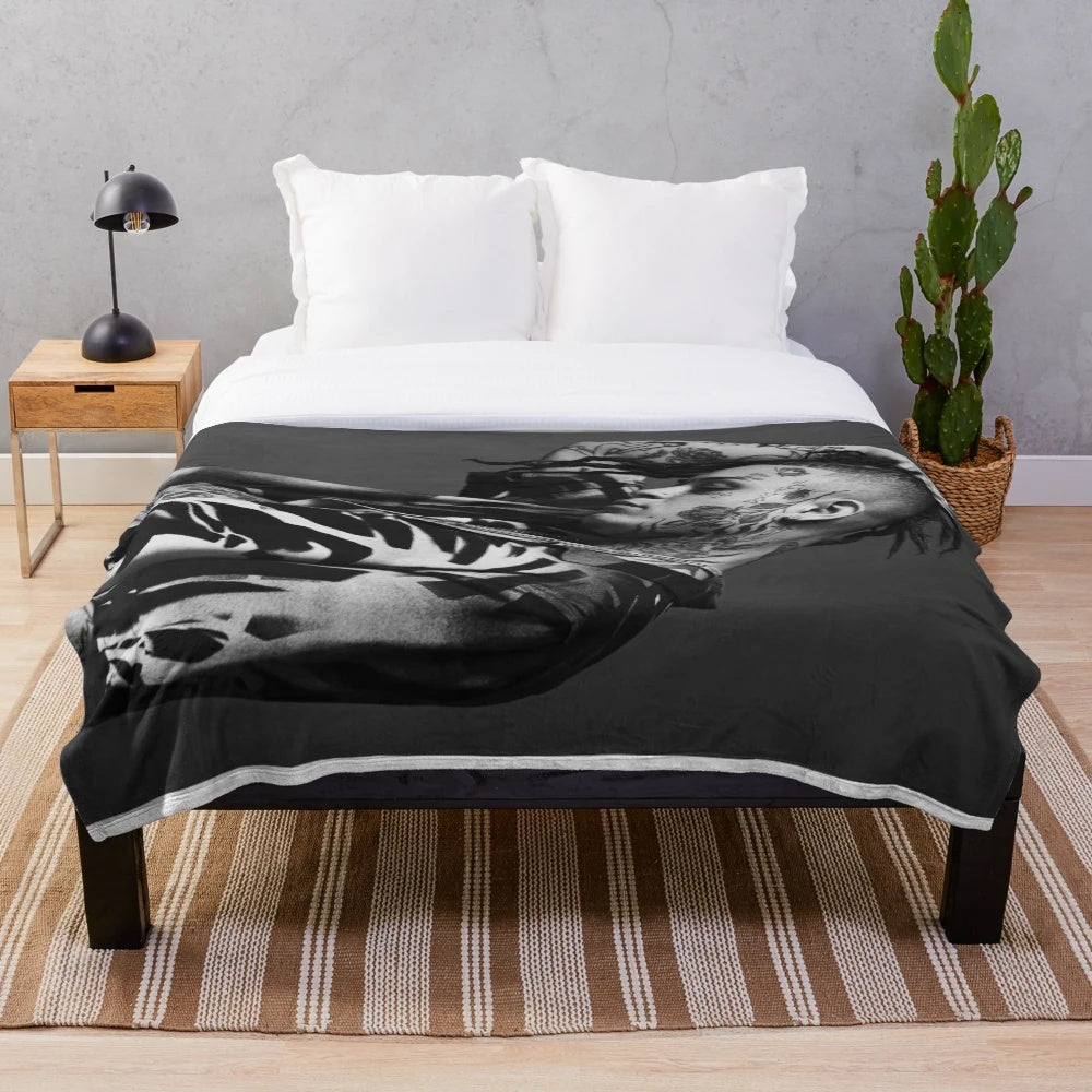 Lil Skies inspired plush blanket