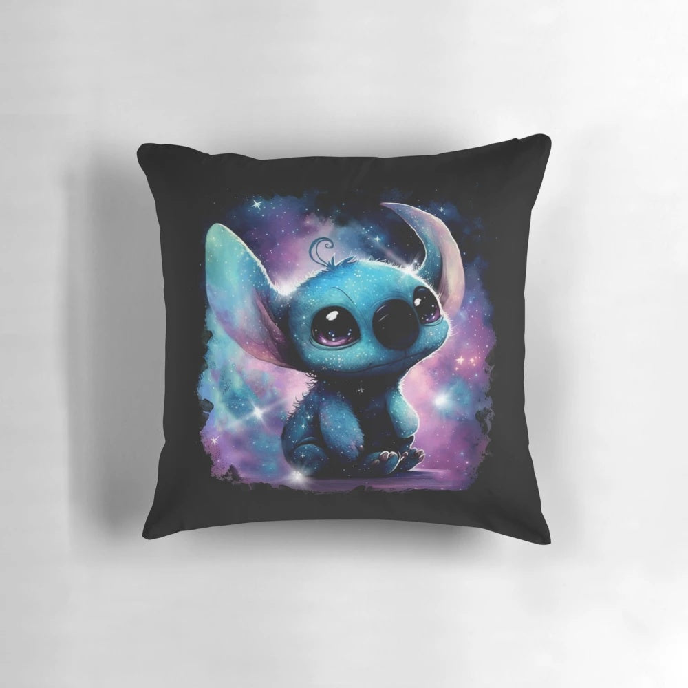Lilo and Stitch themed pillow with the characters Lilo, Stitch, and the number 626 in a vibrant and playful design.