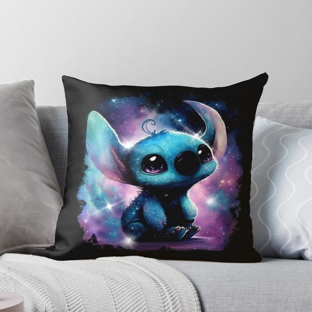 Lilo and Stitch themed pillow with the characters Lilo, Stitch, and the number 626 in a vibrant and playful design.