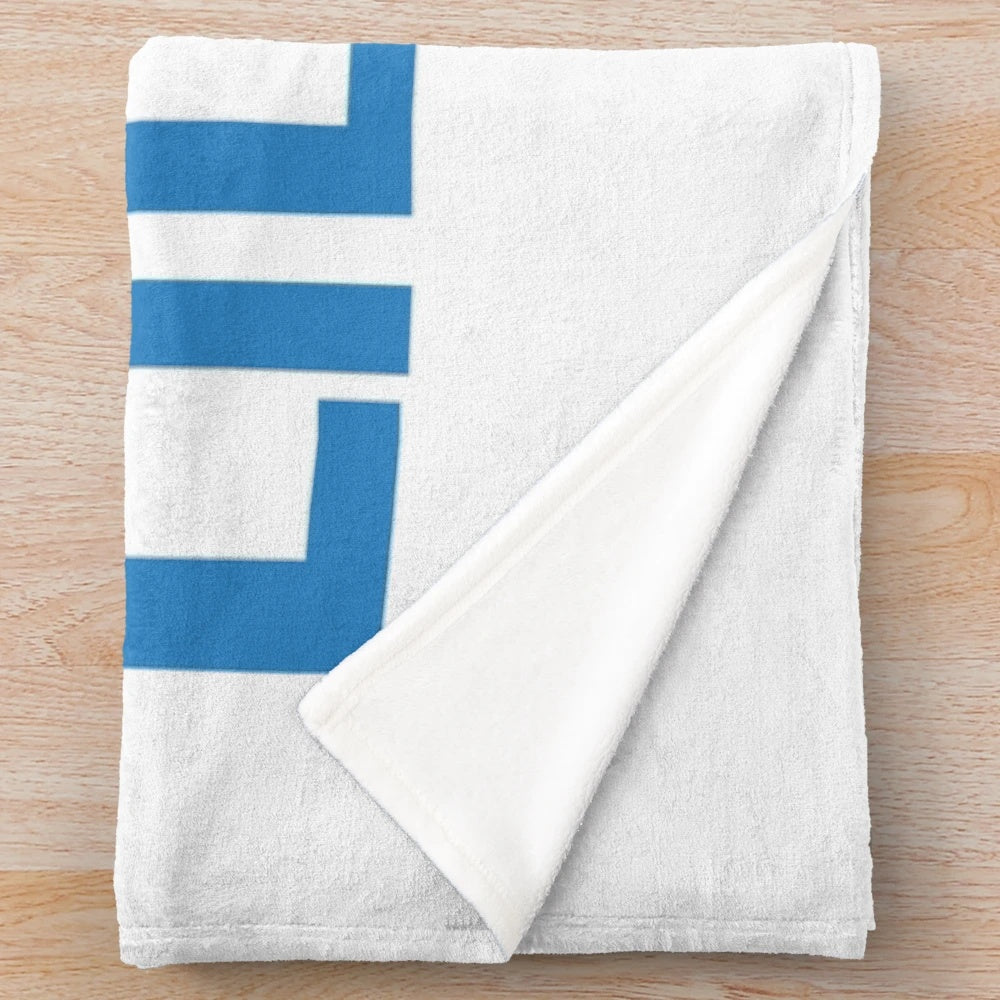 Lilsimsie-inspired plush blanket featuring gaming elements like plumbob and cowplant