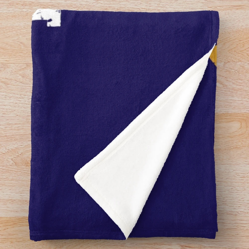 Plush line dance themed blanket with a motivational quote for line dance enthusiasts