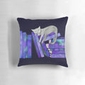 A soft, plush pillow with a literary design, perfect for book lovers and reading enthusiasts.
