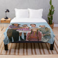 Little House on the Prairie Inspired Plush Blanket with Classic Prairie Style