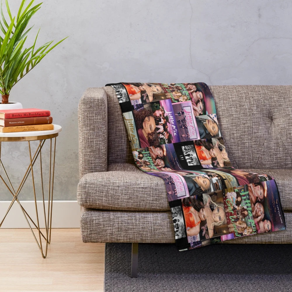 Little Mix Inspired Plush Blanket with Soft, Warm Fabric