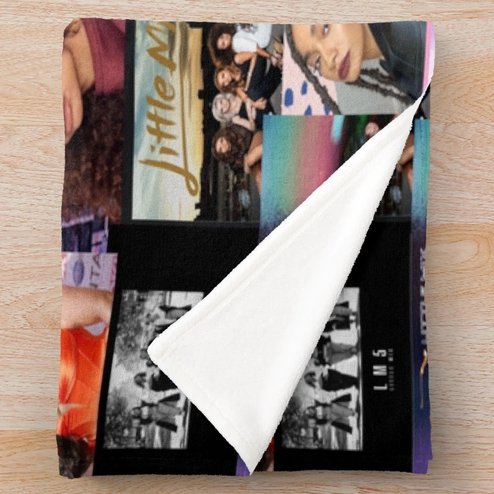 Little Mix Inspired Plush Blanket with Soft, Warm Fabric