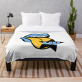LIU Plush Blanket with star print design