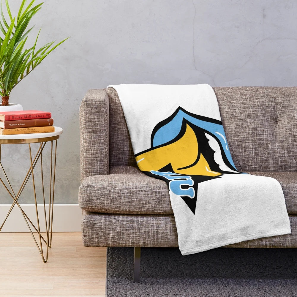 LIU Plush Blanket with star print design