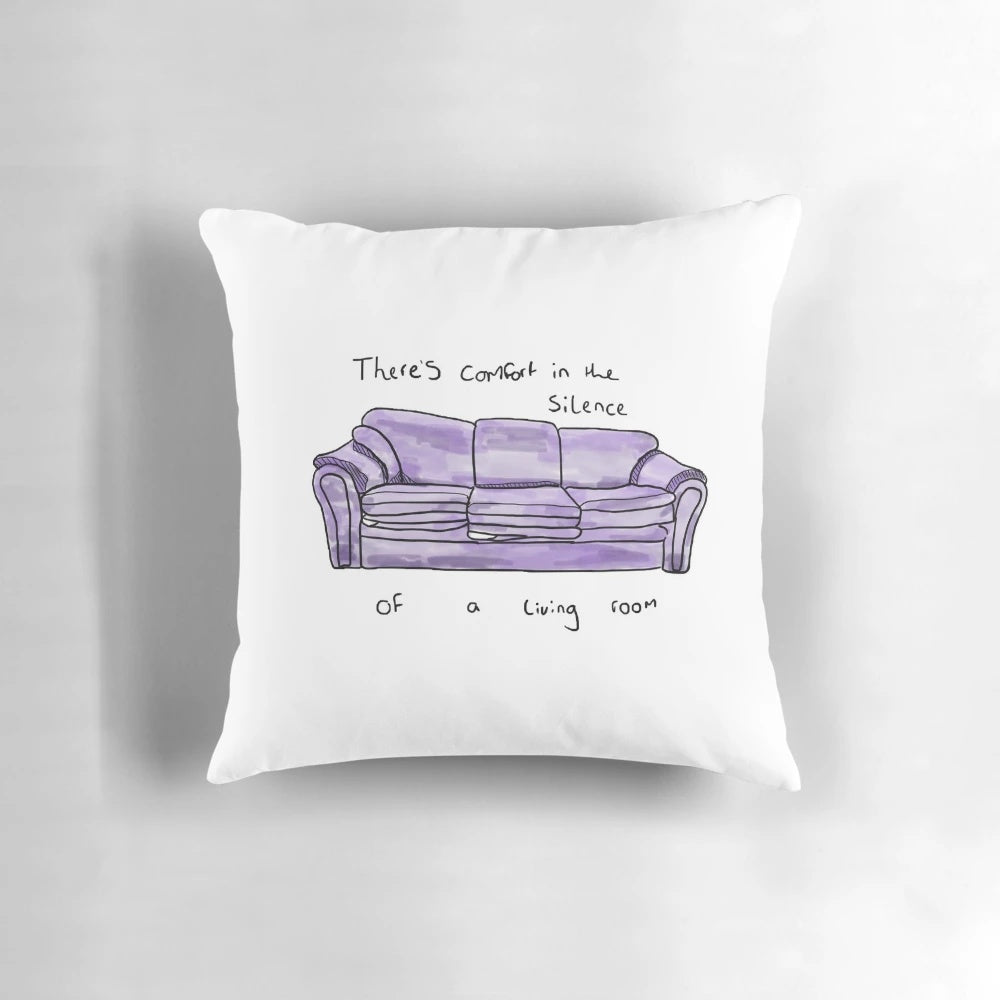 A comfortable and stylish living room pillow featuring a swimming pool design, perfect for adding a pop punk vibe to your home decor.