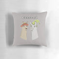 Llamas with Hats Carl Pillow featuring the iconic character from the popular viral series