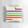 Soft and plush long dachshund-shaped pillow for comfortable lounging and home decor