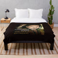 Los Bukis inspired plush blanket with band's logo