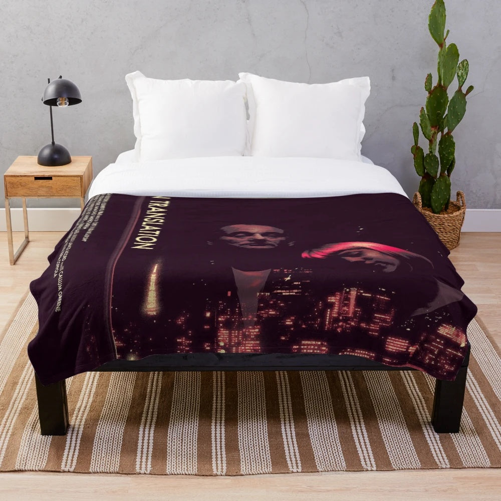 Lost in Translation" Inspired Plush Blanket