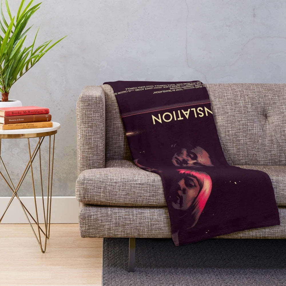 Lost in Translation" Inspired Plush Blanket
