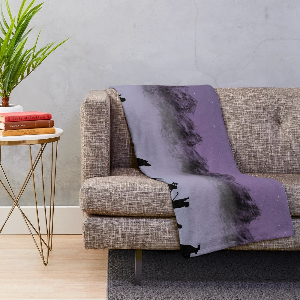 Plush blanket featuring the Lord of the Rings: The Fellowship of the Ring