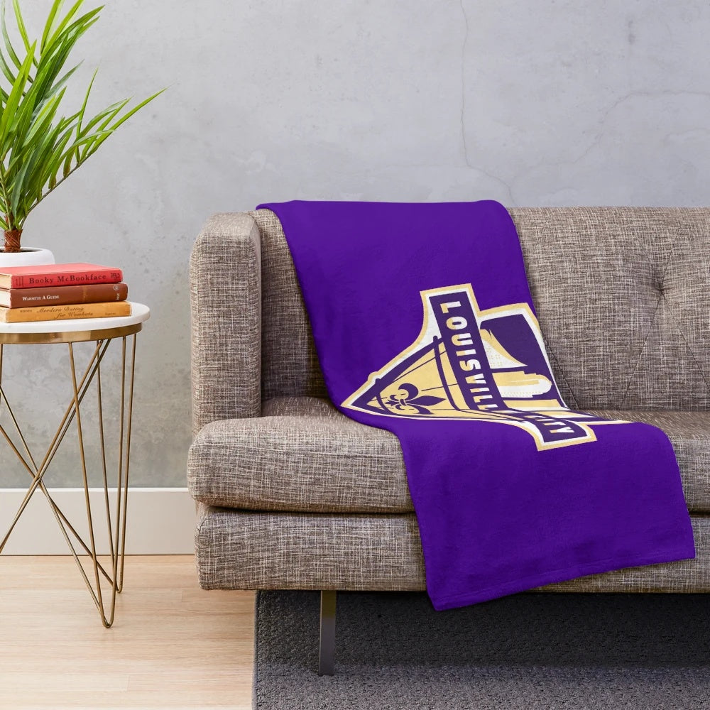 Louisville City Football/Soccer Plush Blanket