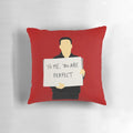 A plush, high-quality pillow featuring the iconic movie "Love Actually" for a cozy, holiday-inspired home.