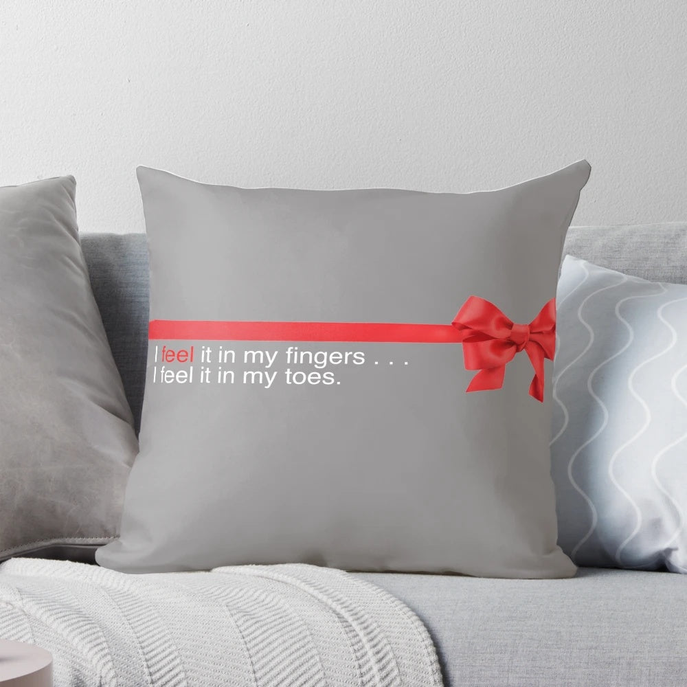 "Love Actually" inspired decorative pillow with famous quote