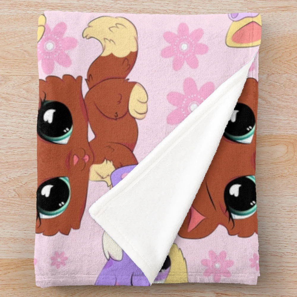 LPS Kittens Plush Blanket