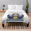 Plush blanket featuring the characters Luz and Amity from the animated series The Owl House