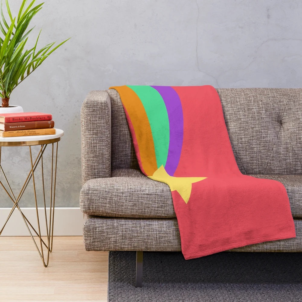 Mabel Pines plush blanket from the Gravity Falls animated series