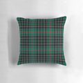 Vibrant MacAulay clan tartan (hunting) pattern printed on a soft, plush pillow.