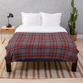 Macbean tartan plush blanket with soft, luxurious fabric