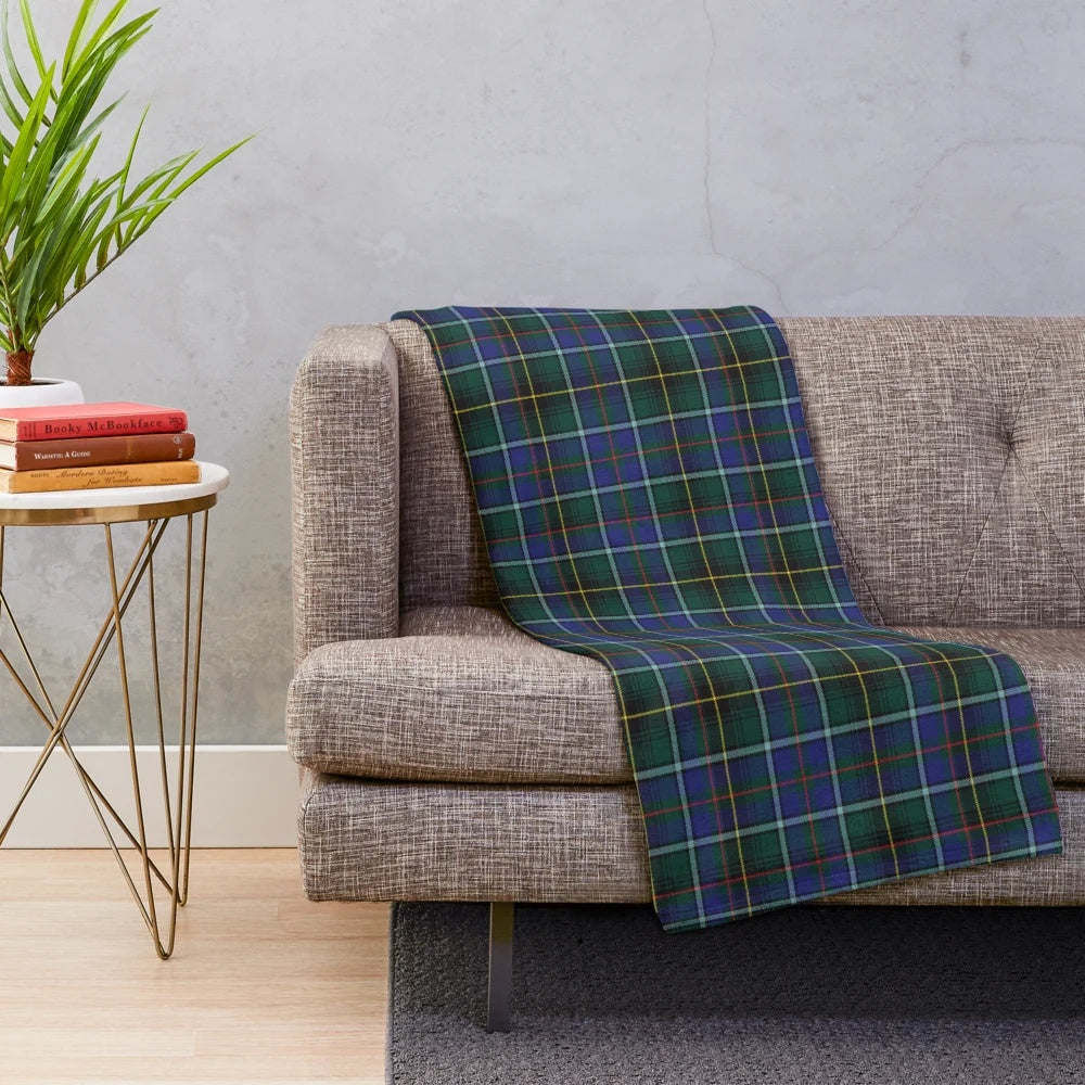Macinnes tartan inspired plush blanket