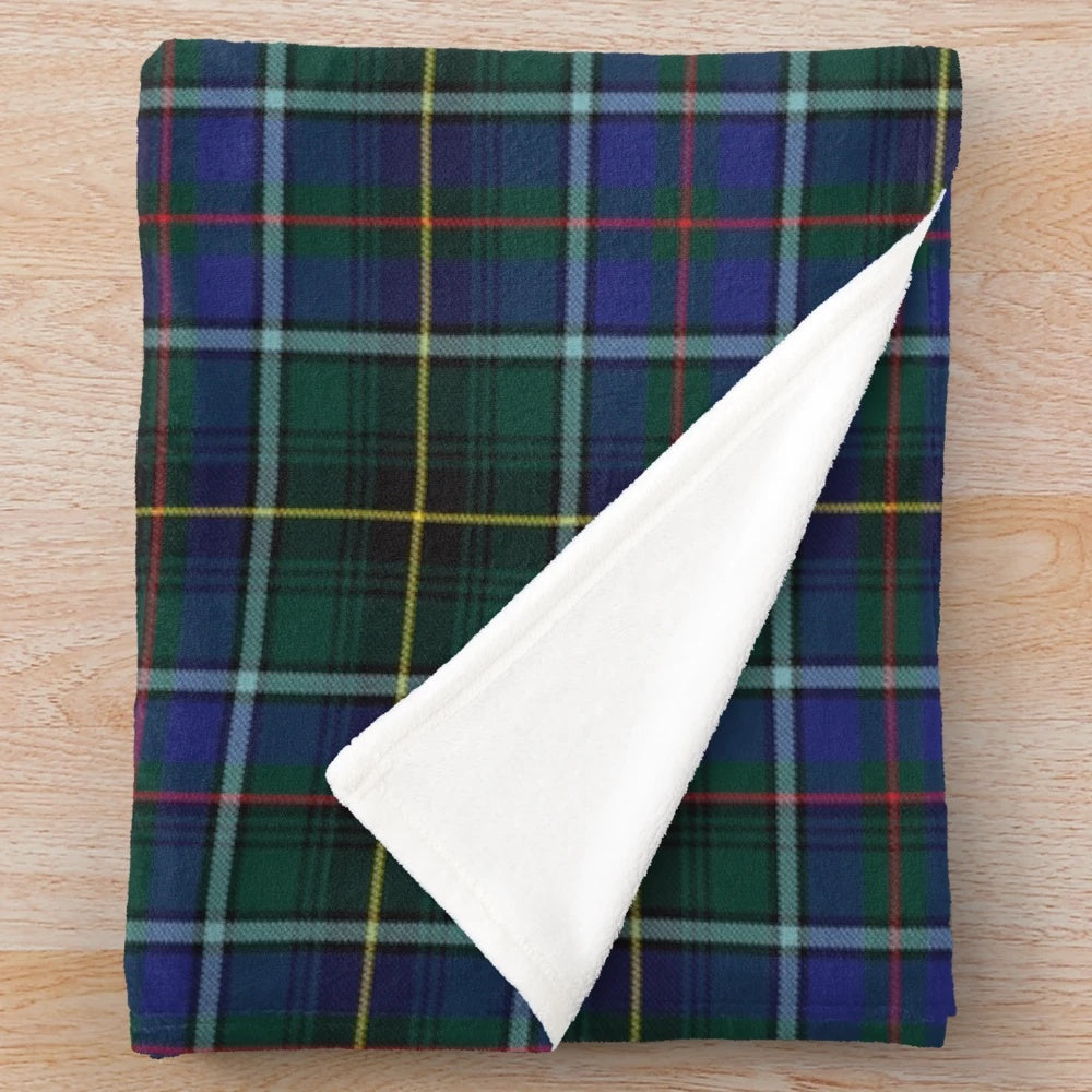 Macinnes tartan inspired plush blanket