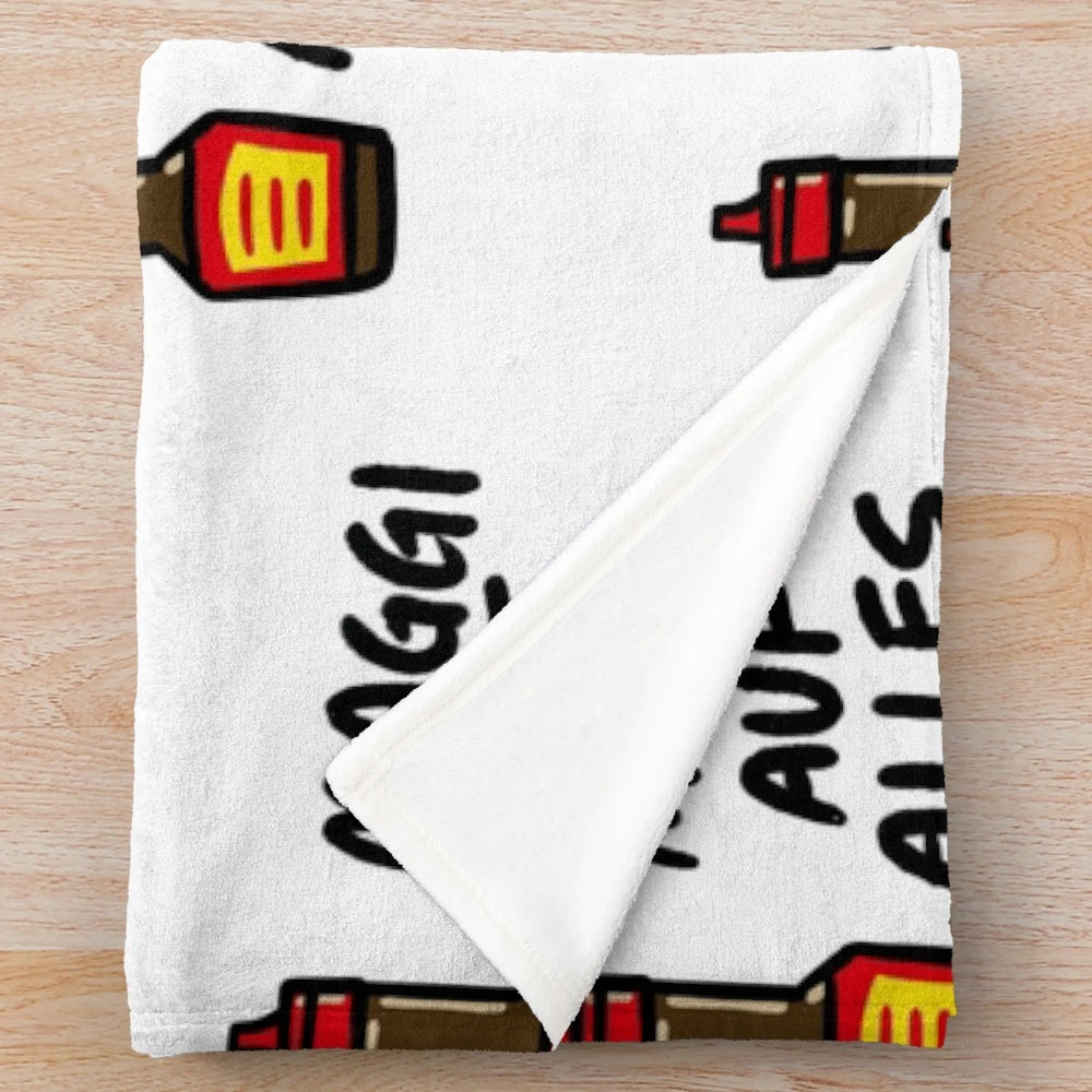 Maggi Auf Alles-inspired plush blanket
