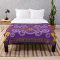 Soft and plush magic carpet-inspired blanket for Aladdin fans