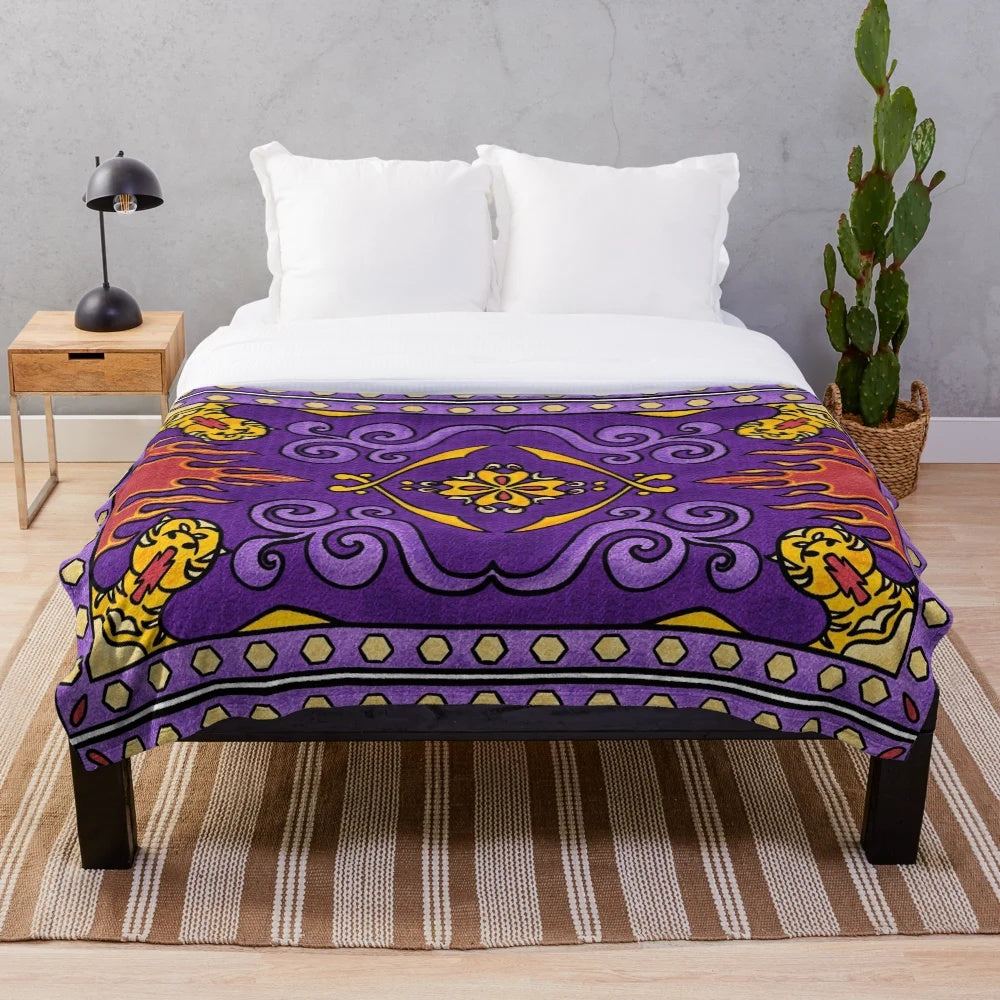 Soft and Plush Magic Carpet-Inspired Blanket