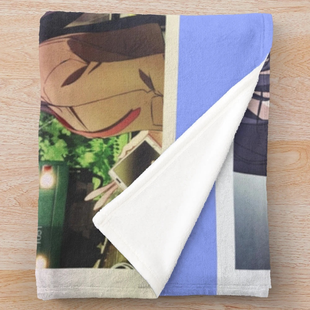 Mai Sakurajima inspired plush blanket featuring the popular anime character from Rascal Does Not Dream of Bunny Girl Senpai.