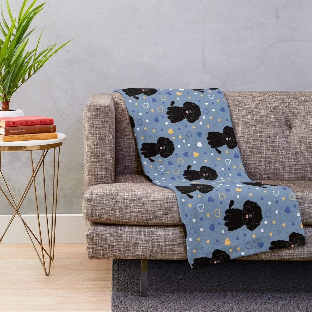 Soft and Cuddly Maltipoo Moodle Dog Plush Blanket