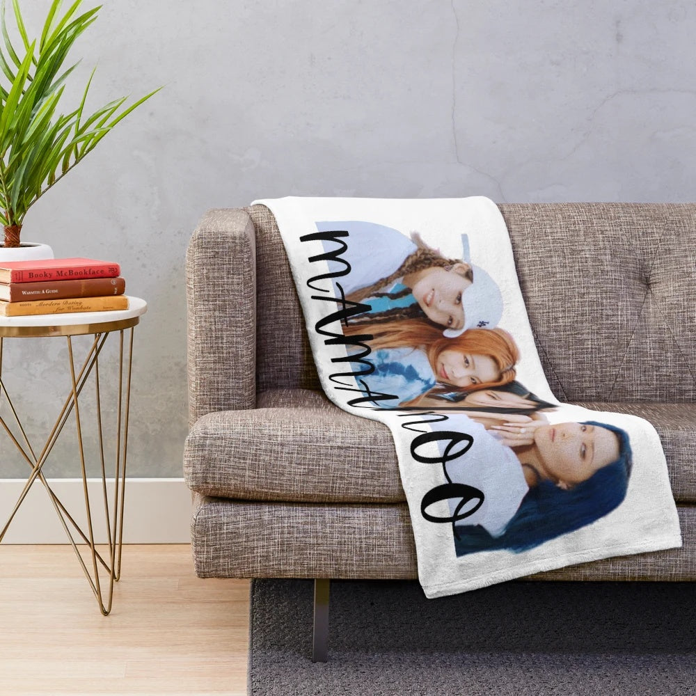 Soft and plush blanket inspired by the popular K-pop group Mamamoo