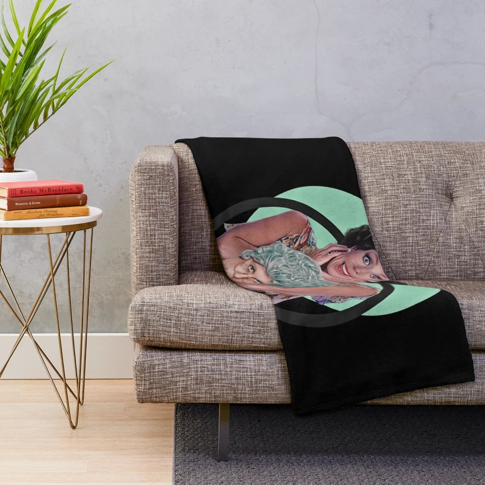 Mamas Family Eunice plush blanket featuring the beloved character from the 80s TV sitcom