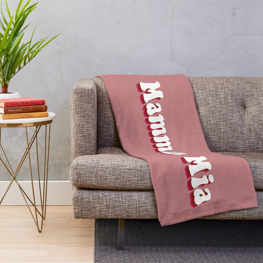 Soft and plush blanket inspired by the hit musical and movie Mamma Mia