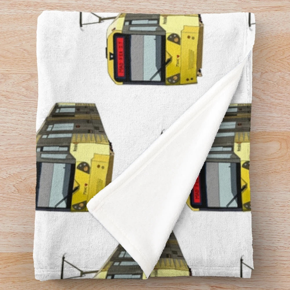 Manchester Tram Plush Blanket