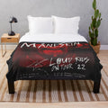 Maneskin band tour plush blanket