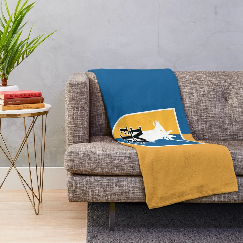 Mansfield Town FC inspired plush blanket