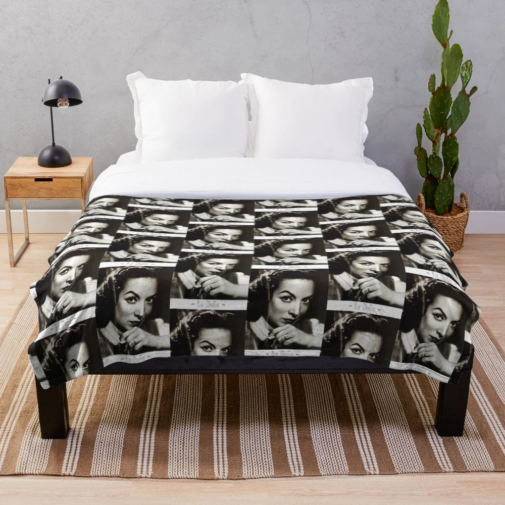 Maria Felix Inspired Plush Blanket