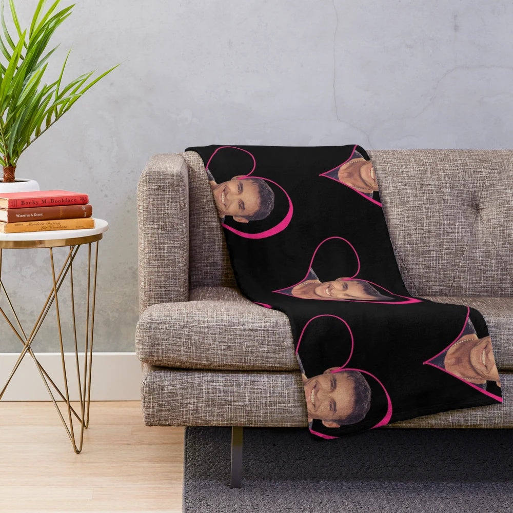 Marti Pellow inspired plush blanket for 90s music fans