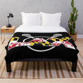 Maryland lacrosse plush blanket