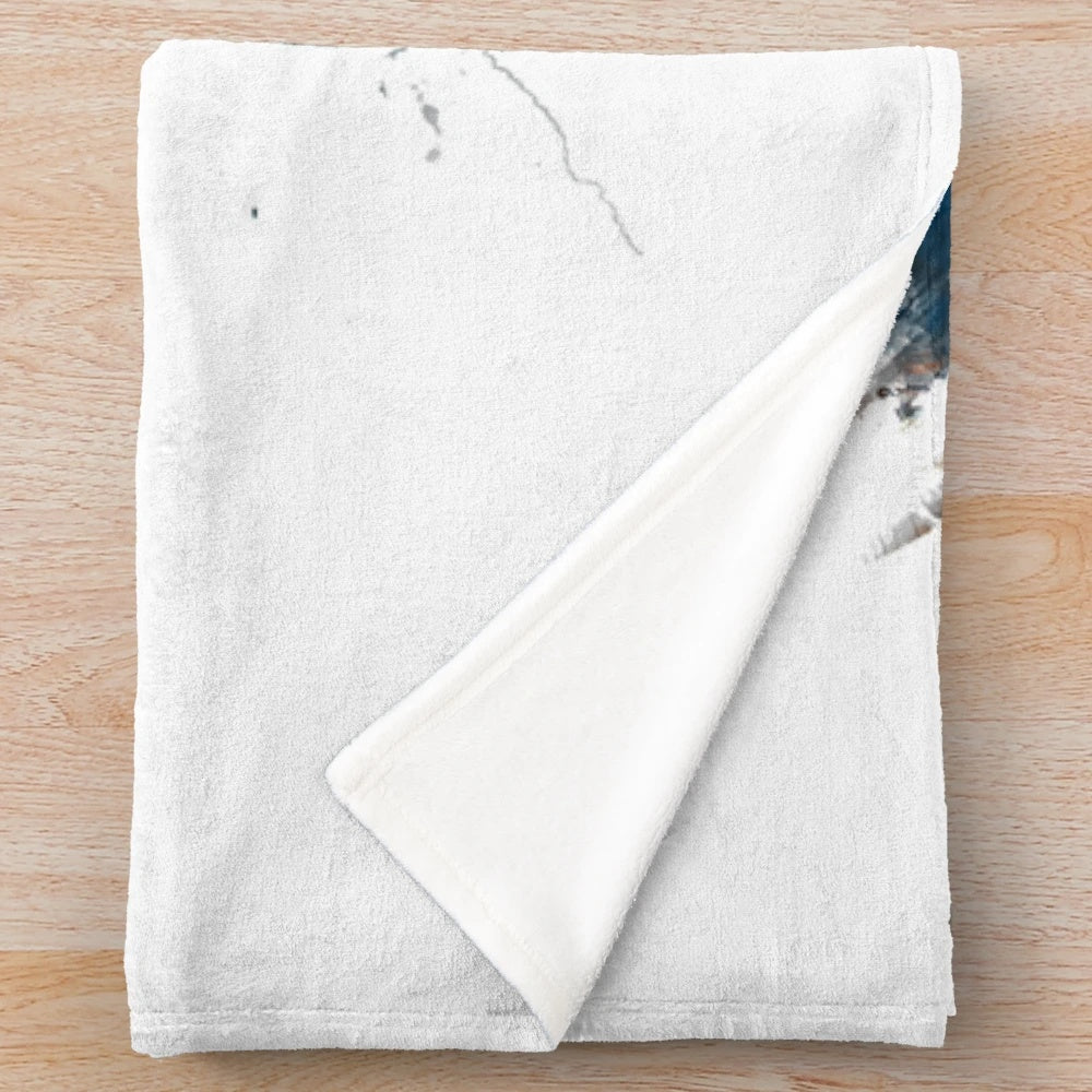 Mass Effect-inspired plush blanket with game logo and design