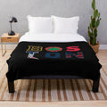 Boston sports plush blanket with team colors