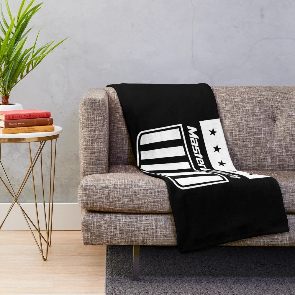 Mastercraft inspired plush blanket for boat enthusiasts