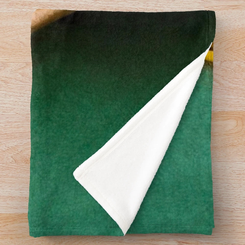 Matthew Gray Gubler inspired plush blanket featuring a banana