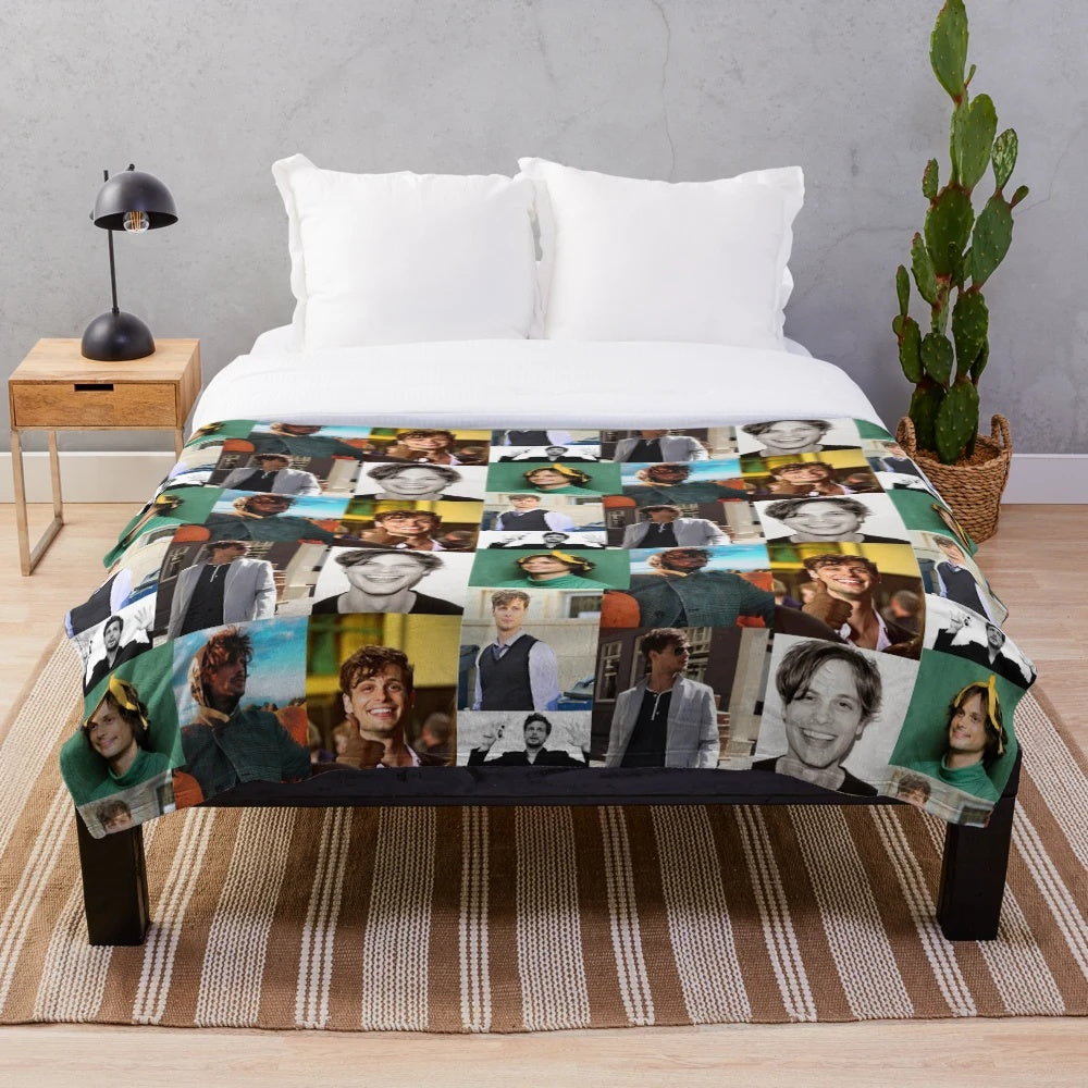 Matthew Grey Gubler Inspired Plush Blanket
