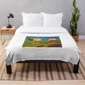 Maya the Bee inspired plush blanket for children